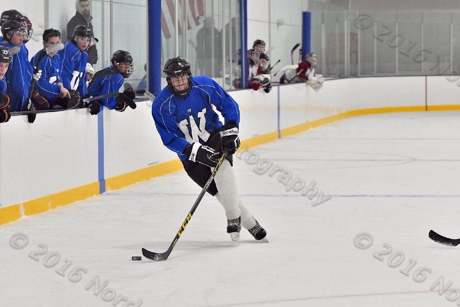 Wheaton College Men\'s Ice Hockey vs Middlesex Community College. - Photo By: KEITH NORDSTROM